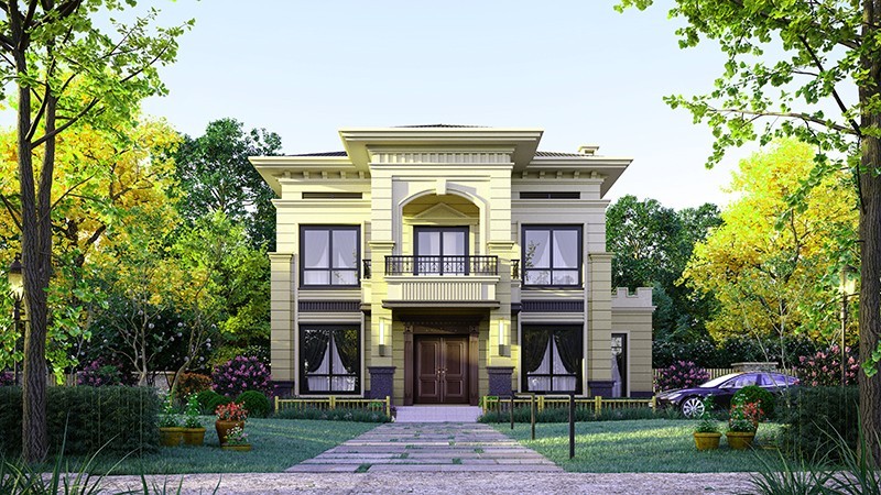 丰满乡村别墅的墙壁通常用什么砖砌？